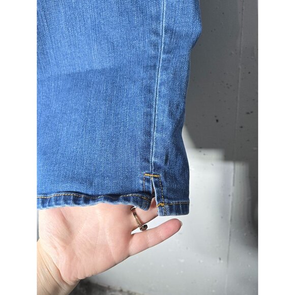 Talbots Womens Flawless Pedal Pusher Capri Denim Jeans Size 16 Stretch Casual - Picture 8 of 10